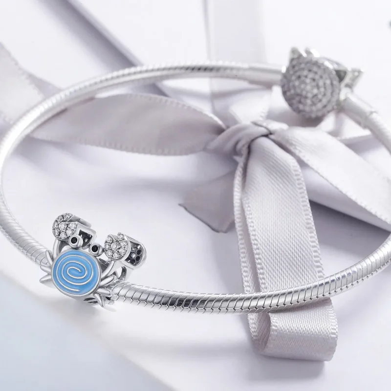 (slika za) Pandora Style Funny Crab Obesek - SCC682 - Ogled 4