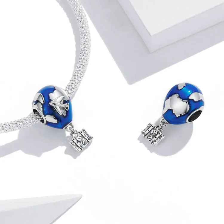 Pandora Style Globetrotter - Obesek z balonom na vroč zrak - SCC2028