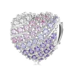 (slika za) Pandora Style Gradient Heart Obesek - BSC624