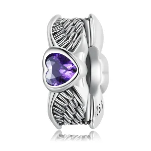 (slika za) Pandora Style Guardian Heart Spacer Charm - BSC677