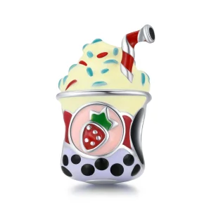 (slika za) Pandora Style Ice Cream Milk Tea Charm - SCC1947
