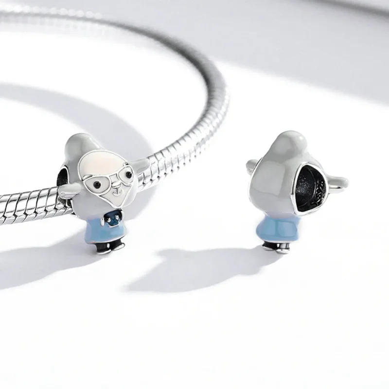 (slika za) Pandora Style Lamb Lawyer obesek - SCC1965 - Ogled 4