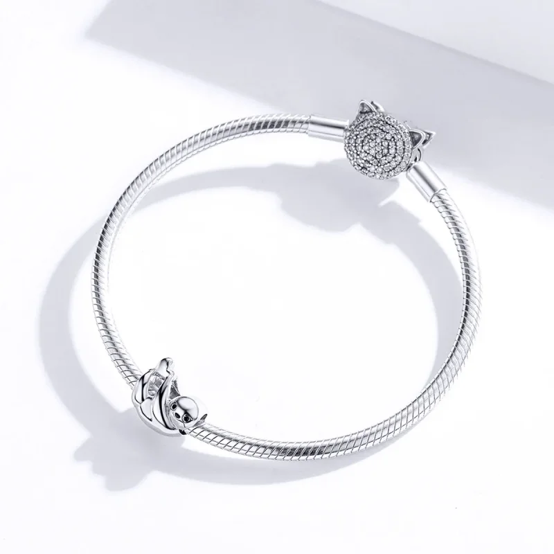 (slika za) Pandora Style Little Sloth Charm - BSC109 - Ogled 3