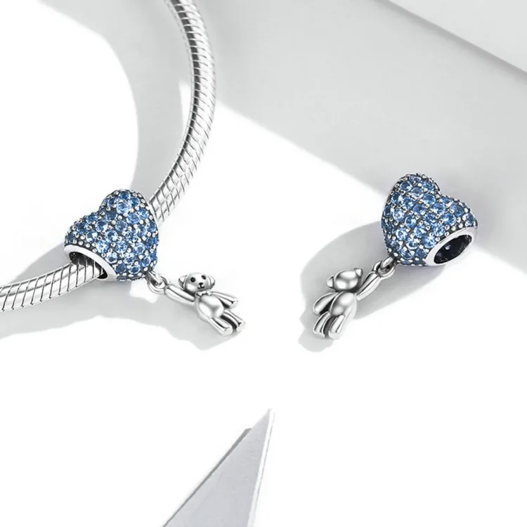 Pandora Style Love Balon Bear Charm - SCC2023