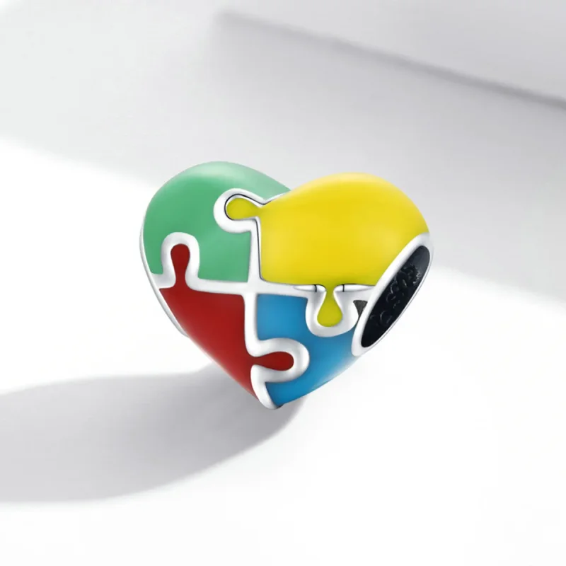 (slika za) Pandora Style Love Puzzle Obesek - BSC547 - Ogled 2