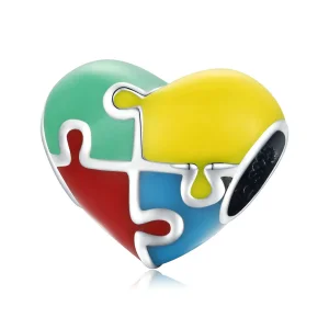 (slika za) Pandora Style Love Puzzle Obesek - BSC547