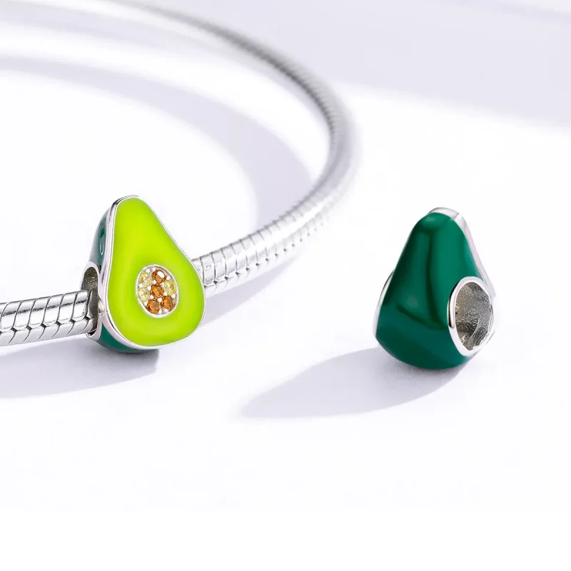 (slika za) Pandora Style Obesek z avokadom - BSC129 - Ogled 3