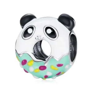(slika za) Pandora Style Panda Donuts Charm - SCC1875