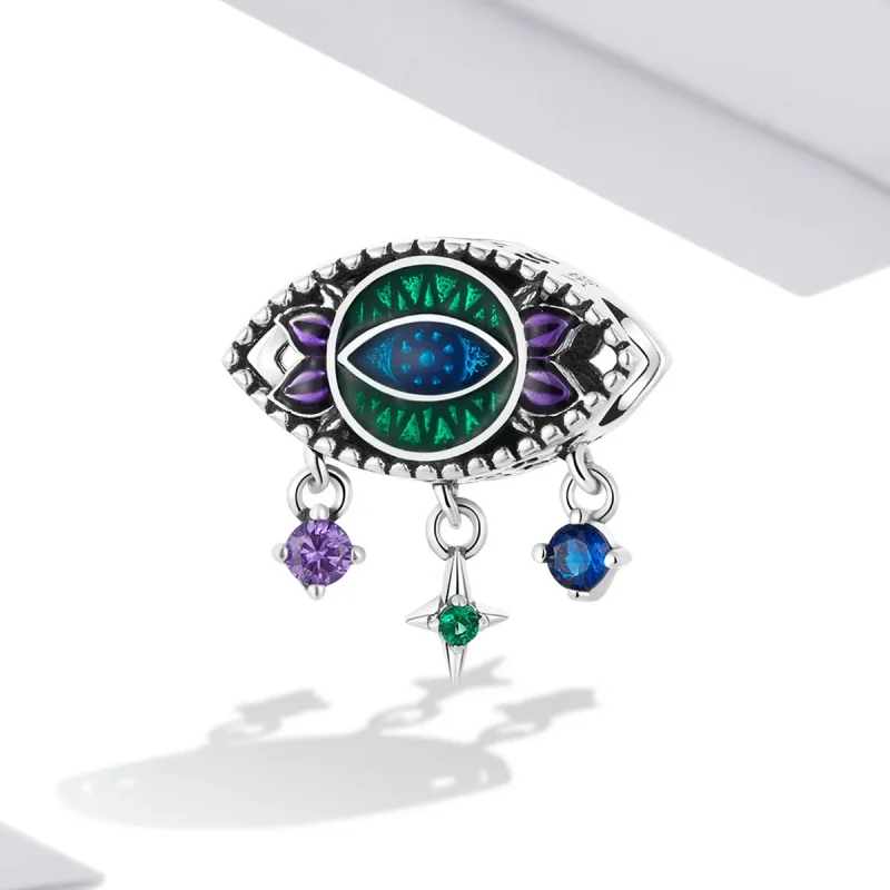 (slika za) Pandora Style Retro Devil Eye Charm - SCC2162 - Ogled 2