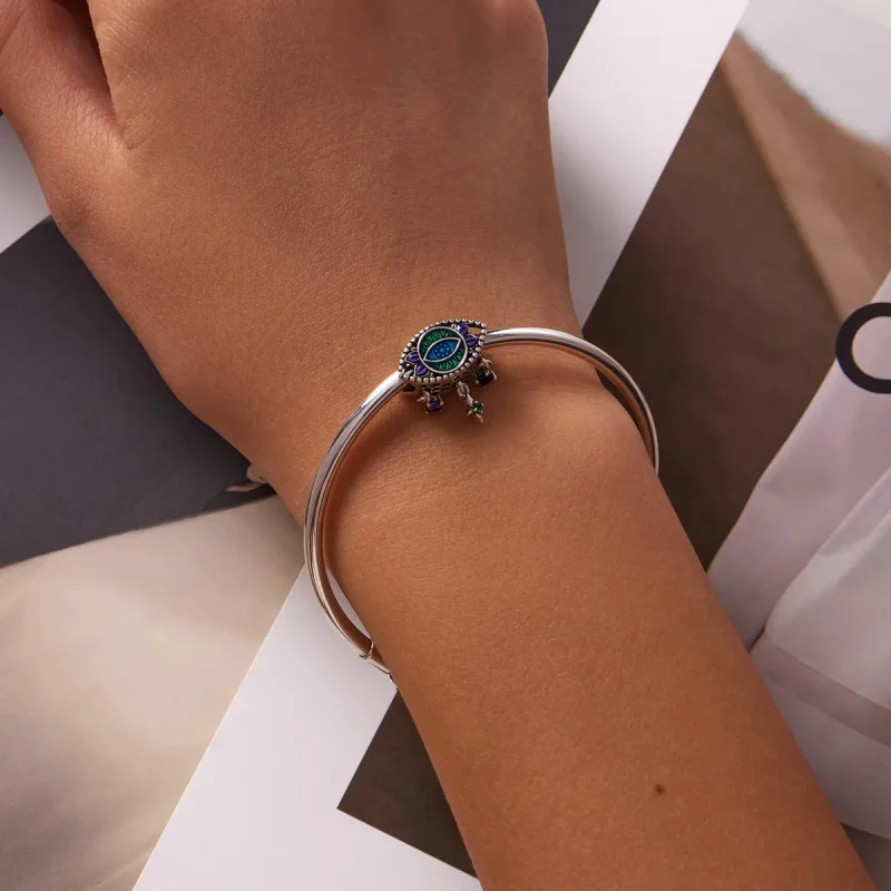 (slika za) Pandora Style Retro Devil Eye Charm - SCC2162 - Ogled 5