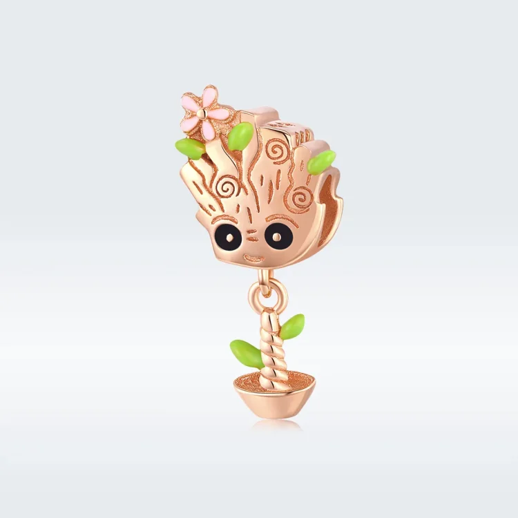 Pandora Style Rose Gold Obesek Groot Baby - BSC130
