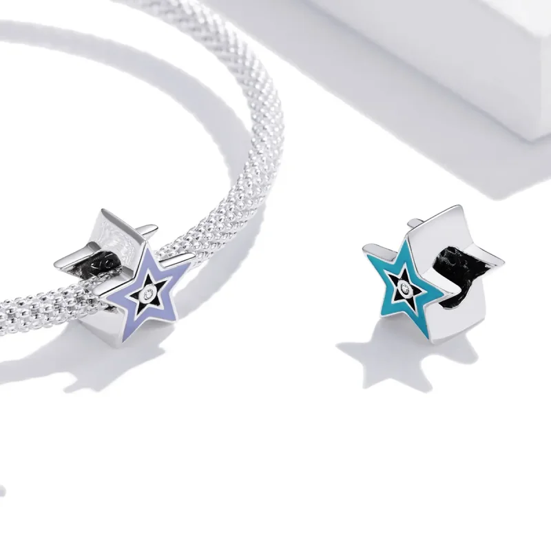 (slika za) Pandora Style Shine Star Charm - BSC459 - Ogled 4