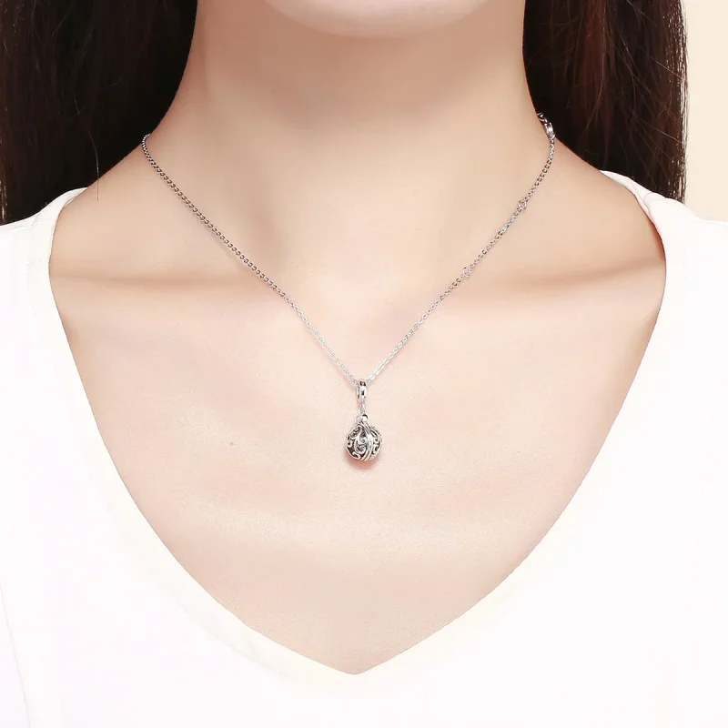 (slika za) Pandora Style Silver Gartitude For Mom Viseči - SCC1008 - Ogled 5