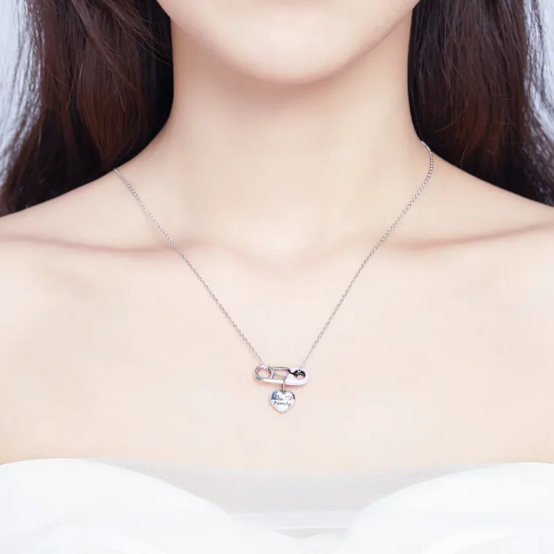 (slika za) Pandora Style Silver I Love My Family Obešalnik - SCC1145 - Ogled 3