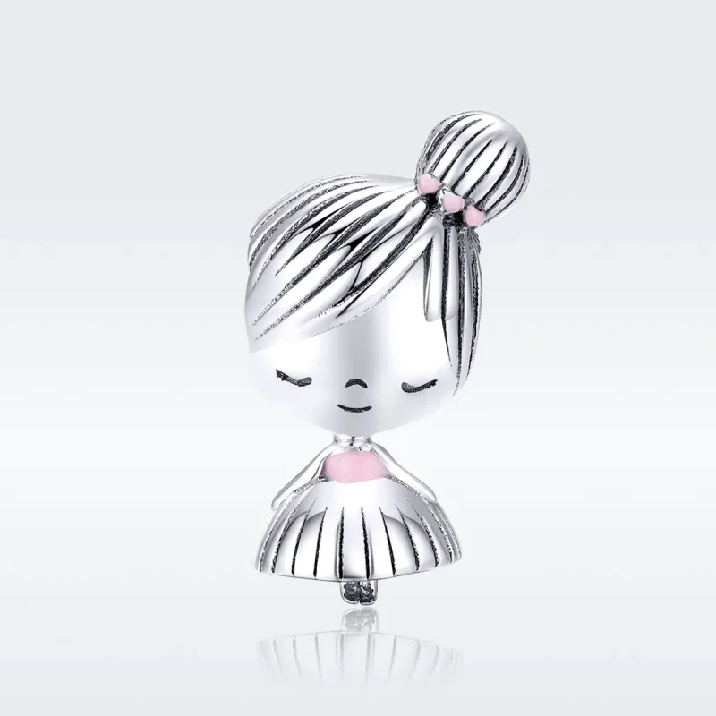 (slika za) Pandora Style Silver Its A Girl Charm - SCC1335 - Ogled 5