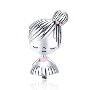 (slika za) Pandora Style Silver Its A Girl Charm - SCC1335