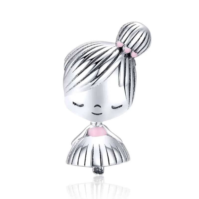(slika za) Pandora Style Silver Its A Girl Charm - SCC1335 - Slika izdelka