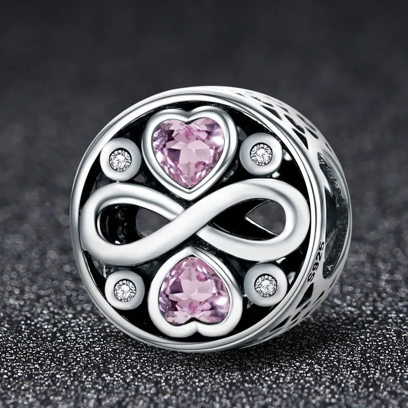 (slika za) Pandora Style Silver Love Lasts Charm - SCC240 - Ogled 2