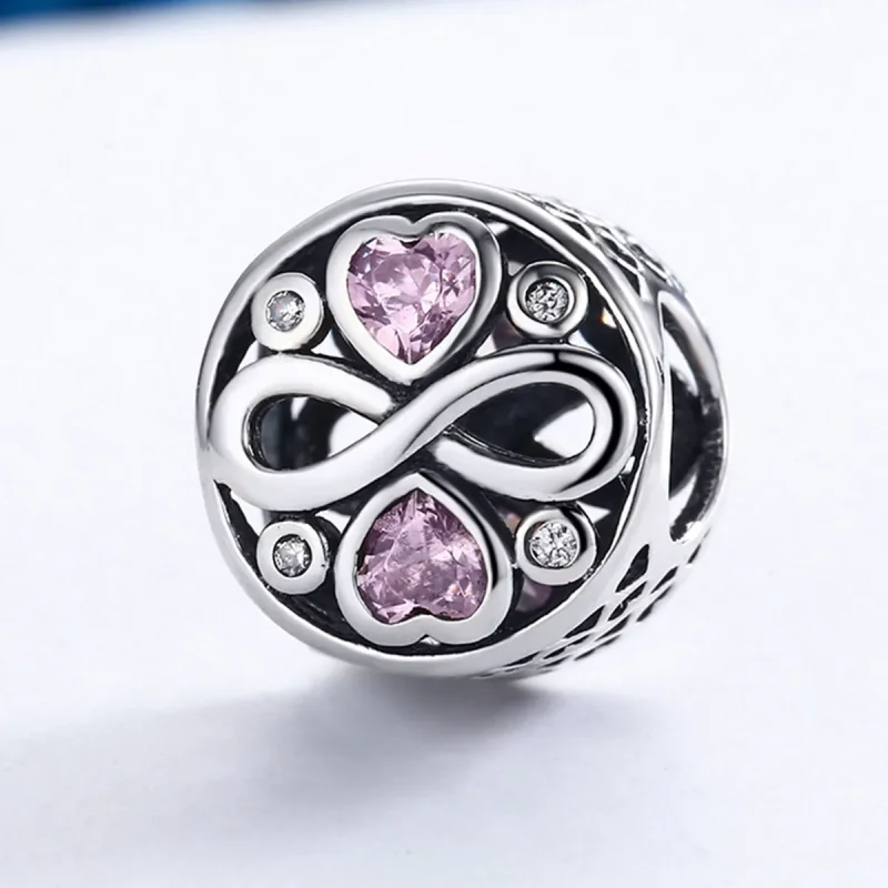 (slika za) Pandora Style Silver Love Lasts Charm - SCC240 - Ogled 3