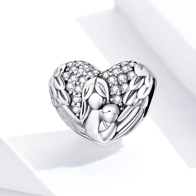 (slika za) Pandora Style Silver Obesek hvala in ljubezen - SCC1462 - Ogled 4