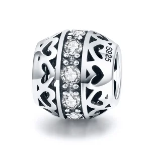 (slika za) Pandora Style Silver Obesek Listen to Love - SCC523