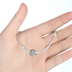 Pandora Style Silver Pavé obesek - SCC021