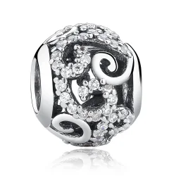 Pandora Style Silver Pavé obesek - SCC021