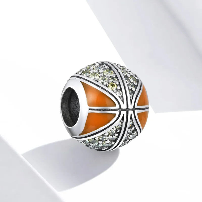 (slika za) Pandora Style Silver Spirit of Basketball Charm - SCC1506 - Ogled 2