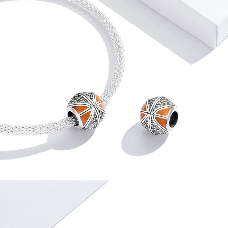 (slika za) Pandora Style Silver Spirit of Basketball Charm - SCC1506 - Ogled 3