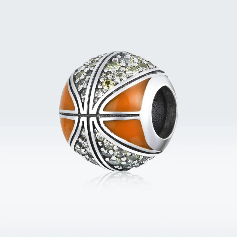 (slika za) Pandora Style Silver Spirit of Basketball Charm - SCC1506 - Ogled 5