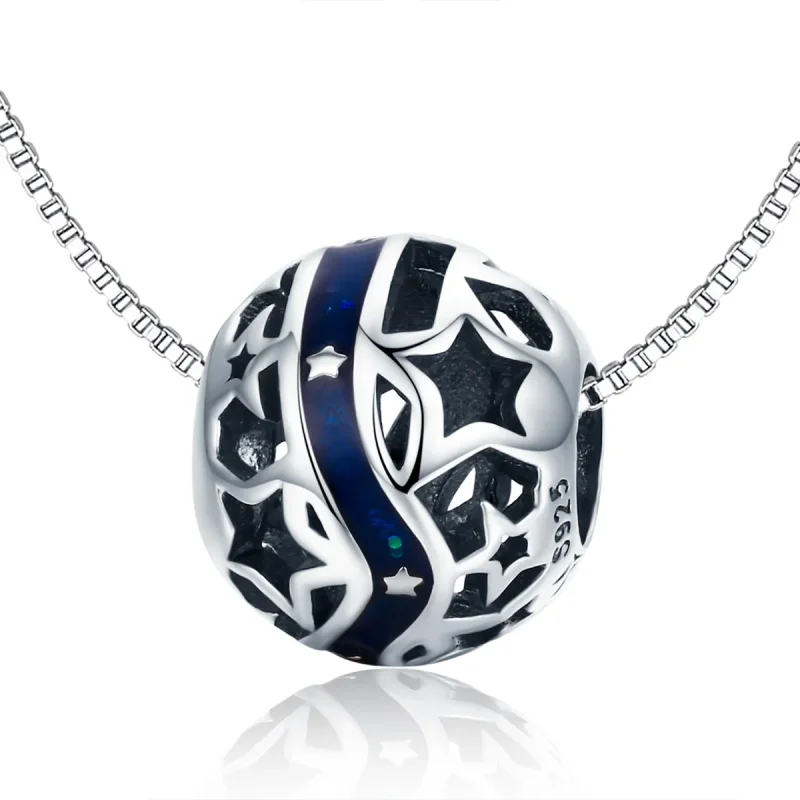 (slika za) Pandora Style Silver The Shining Star River Charm - SCC640 - Ogled 7