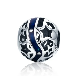 (slika za) Pandora Style Silver The Shining Star River Charm - SCC640