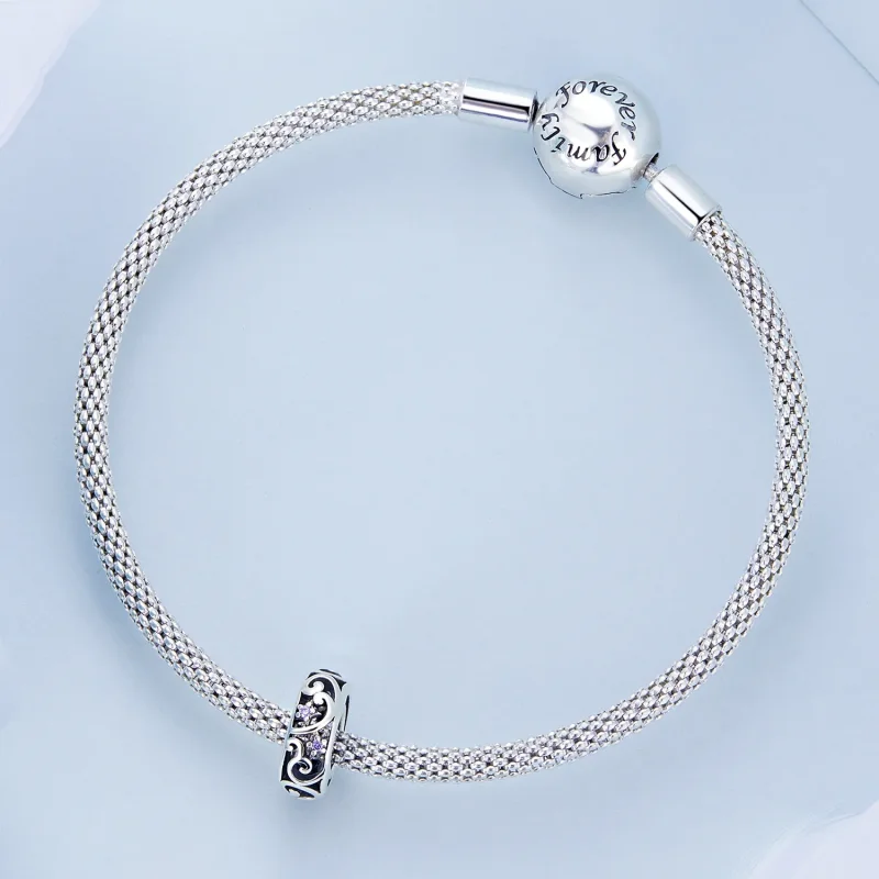 (slika za) Pandora Style Streamer Distančnik Obesek - BSC639 - Ogled 4