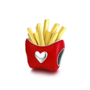 Pandora Style Two Tone Delicious Fries Charm - SCC1606 (slika za) Pandora Style Two Tone Delicious Fries Charm - SCC1606
