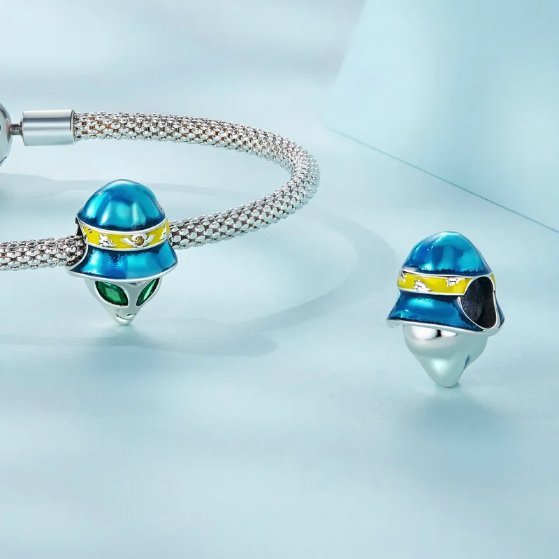 (slika za) Pandora Style Weird Alien Obesek - SCC2393 - Ogled 4