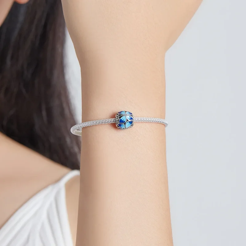 (slika za) Retro obesek z metulji v stilu Pandora - SCC1977 - Ogled 5