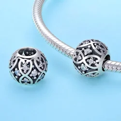Srebrni elegantni obesek v slogu Pandora - SCC732