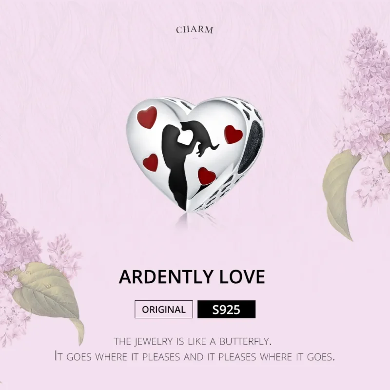 (slika za) Srebrni krzneni obesek za mamo v stilu Pandora - SCC1508 - Ogled 6