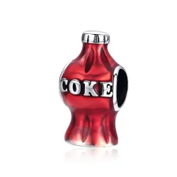 Srebrni obesek Coca Cola v stilu Pandora - SCC1159