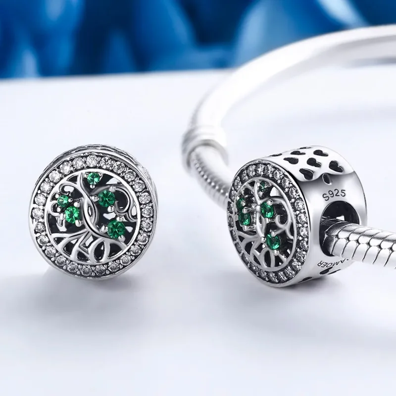 (slika za) Srebrni obesek Drevo življenja v stilu Pandora - SCC179 - Ogled 5