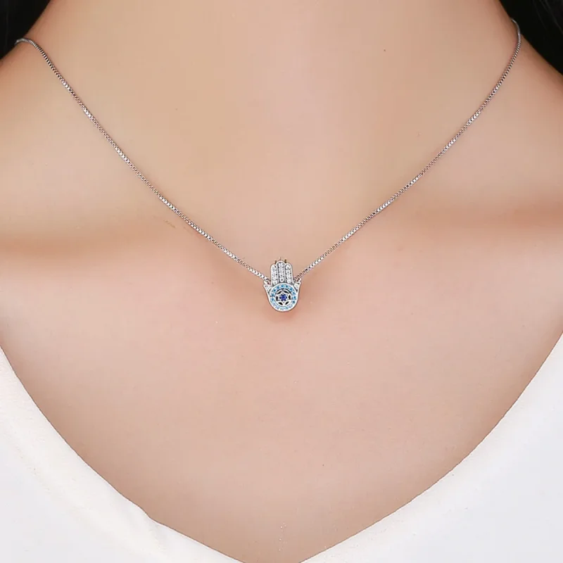 (slika za) Srebrni obesek Fatimina varuhinja v stilu Pandora - SCC721 - Ogled 4