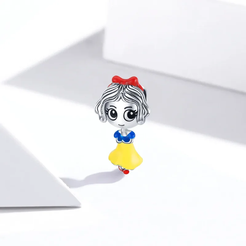 (slika za) Srebrni obesek mala princesa v stilu Pandora - SCC1814 - Ogled 2