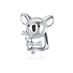 Srebrni obesek medved koala v stilu Pandora - BSC093