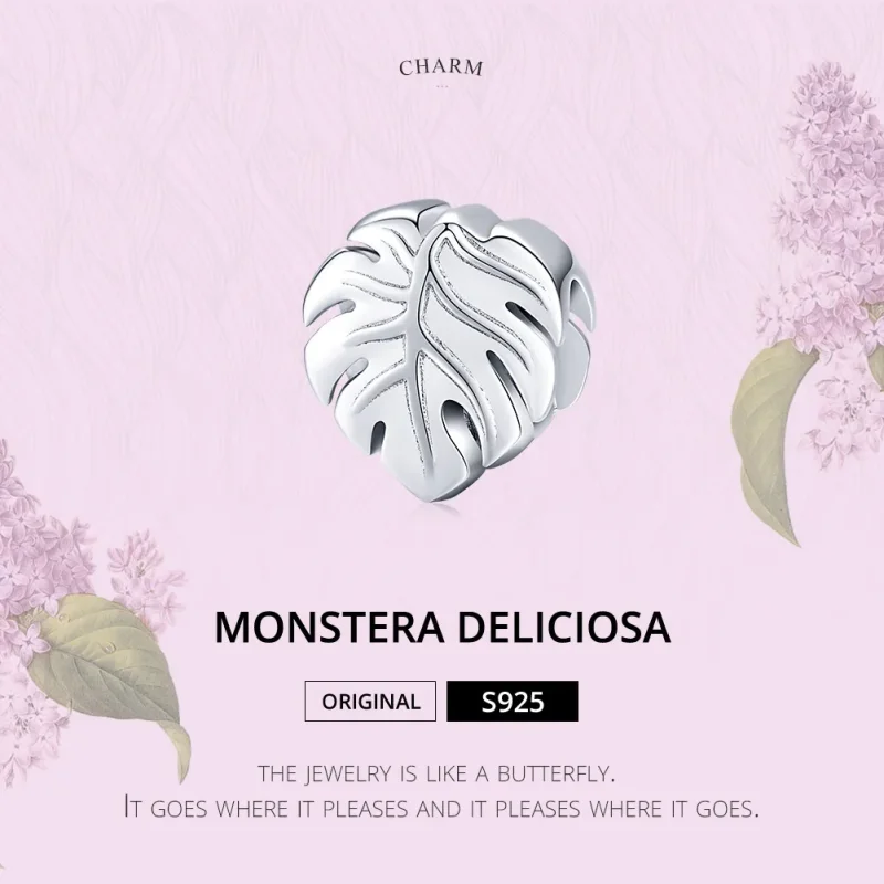(slika za) Srebrni obesek Monstera v stilu Pandora - BSC141 - Ogled 6