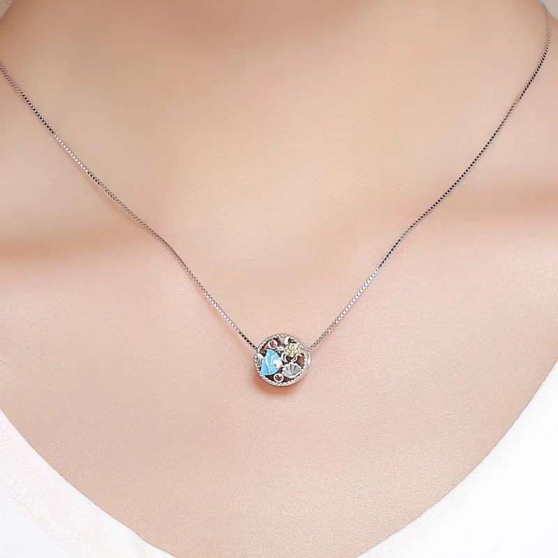 (slika za) Srebrni obesek podvodnega sveta v stilu Pandora - SCC683 - Ogled 6