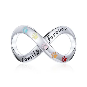 (slika za) Srebrni obesek s odtisom tačk ljubezni Pandora Style - SCC1849