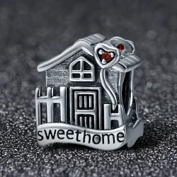 Srebrni obesek Sweethome v stilu Pandora - SCC416