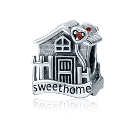 Srebrni obesek Sweethome v stilu Pandora - SCC416