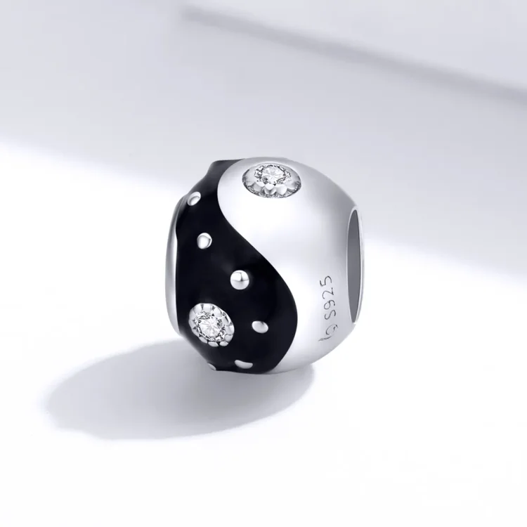 Srebrni obesek Yin Yang Chinoiserie v stilu Pandora - BSC192