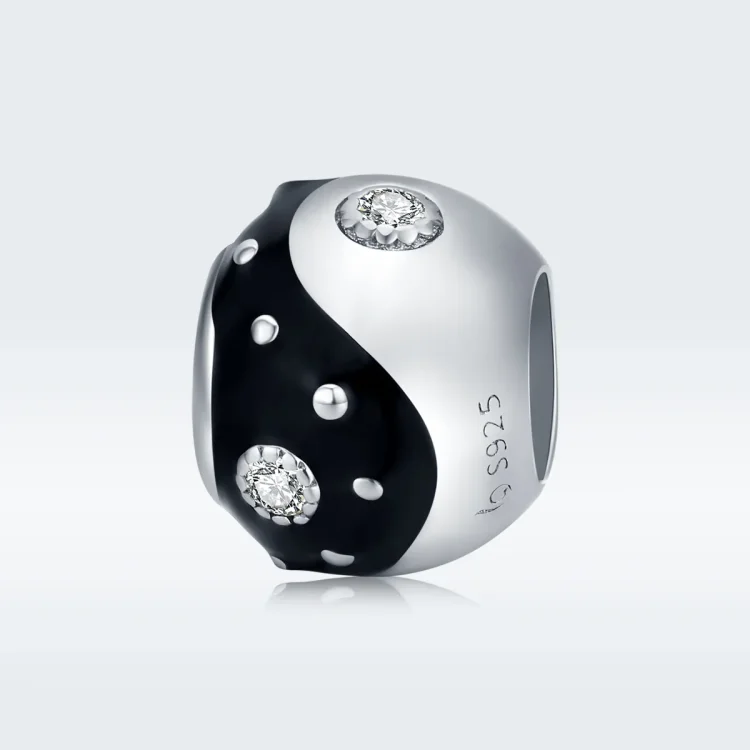 Srebrni obesek Yin Yang Chinoiserie v stilu Pandora - BSC192